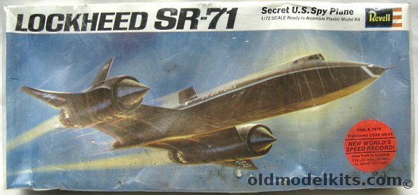 Revell 1/72 Lockheed SR-71 Spy Plane 'Blackbird', H212 plastic model kit